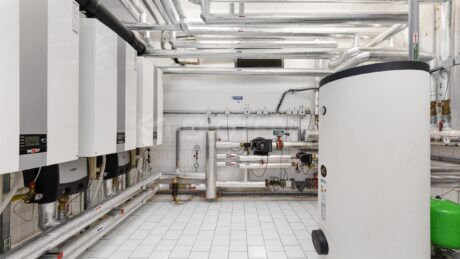 rekonstrukce kotelny 300 kW náměstí Hrdinů Praha 4 – pohled na kotelnu