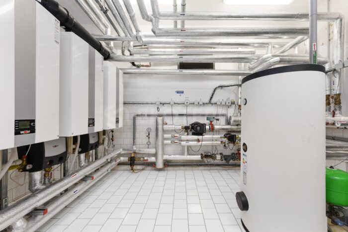 rekonstrukce kotelny 300 kW náměstí Hrdinů Praha 4 – pohled na kotelnu