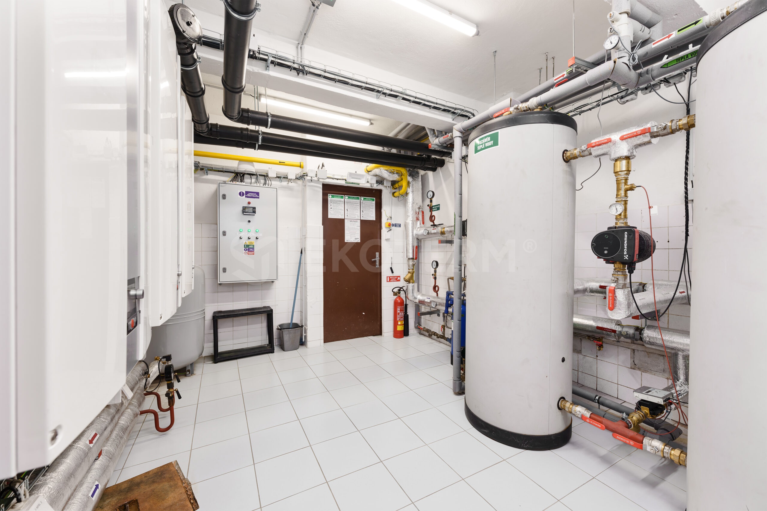 plynová kotelna - měření a regulace