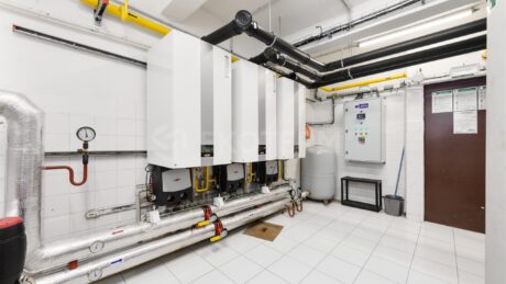 plynová kotelna - kaskáda 3x kotel wolf