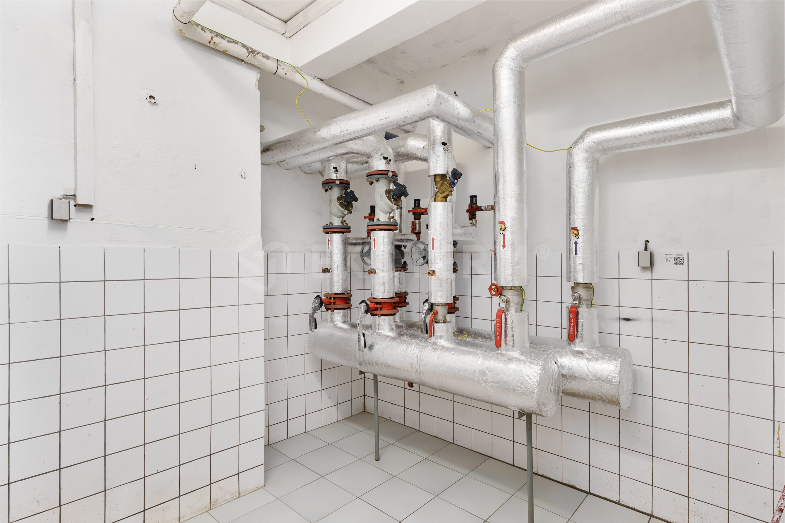 plynová kotelna - rozdělovač sběrač