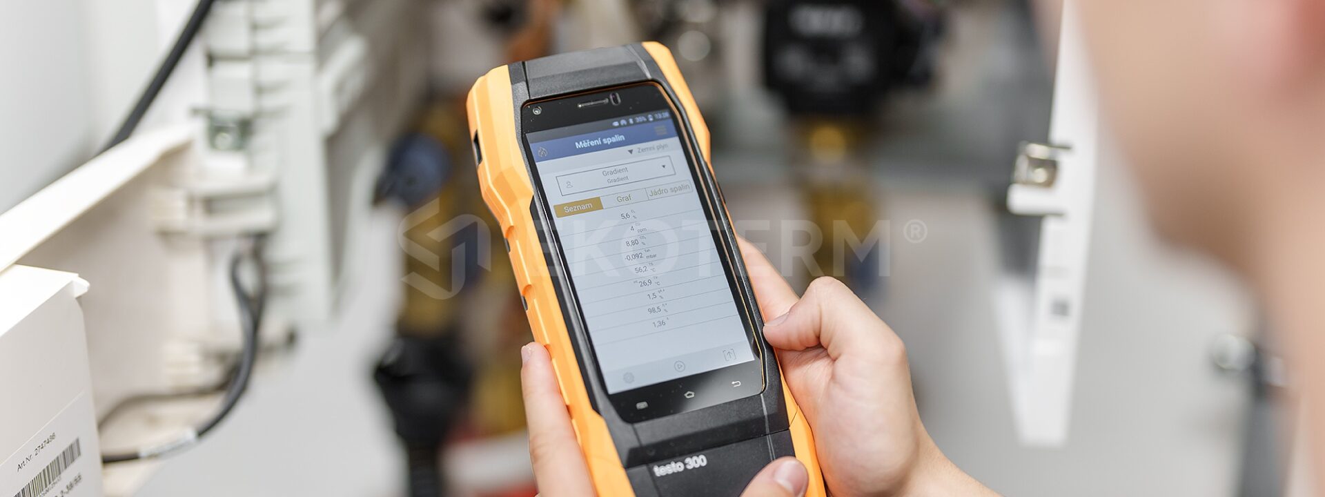 servis revize a údržba kotelen – pohled na kotelnu