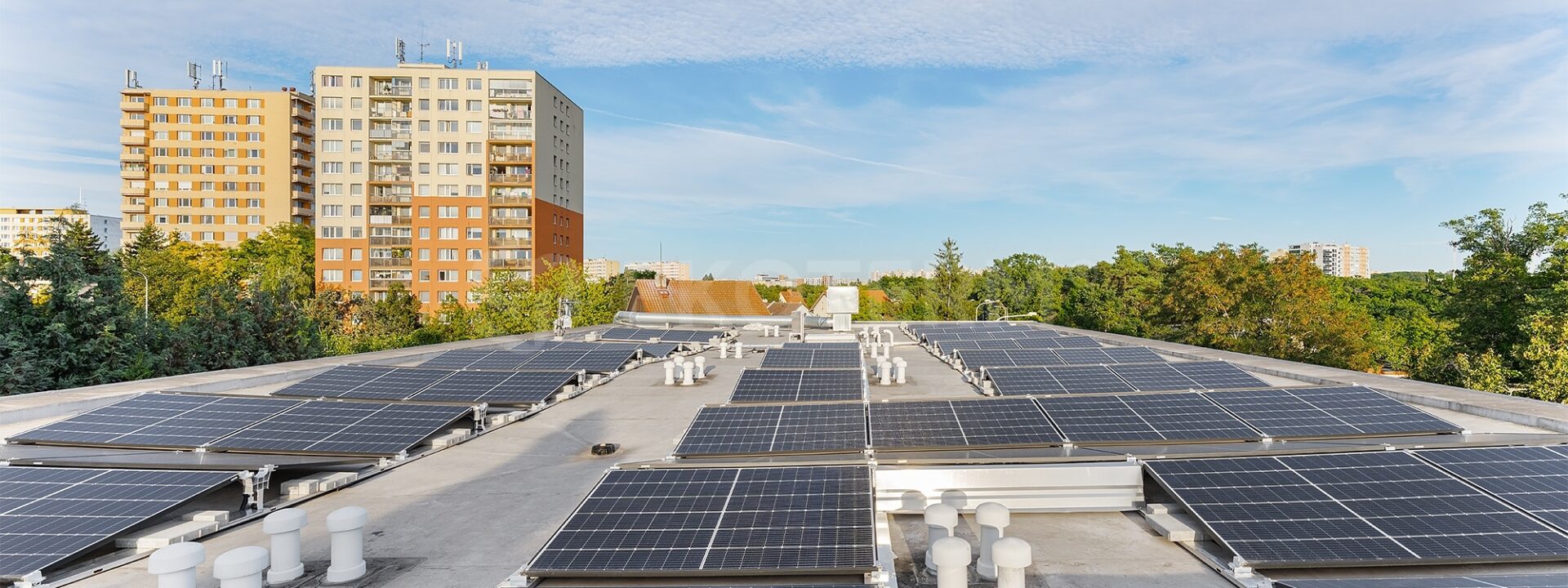 Fotovoltaická elektrárna pro bytové domy