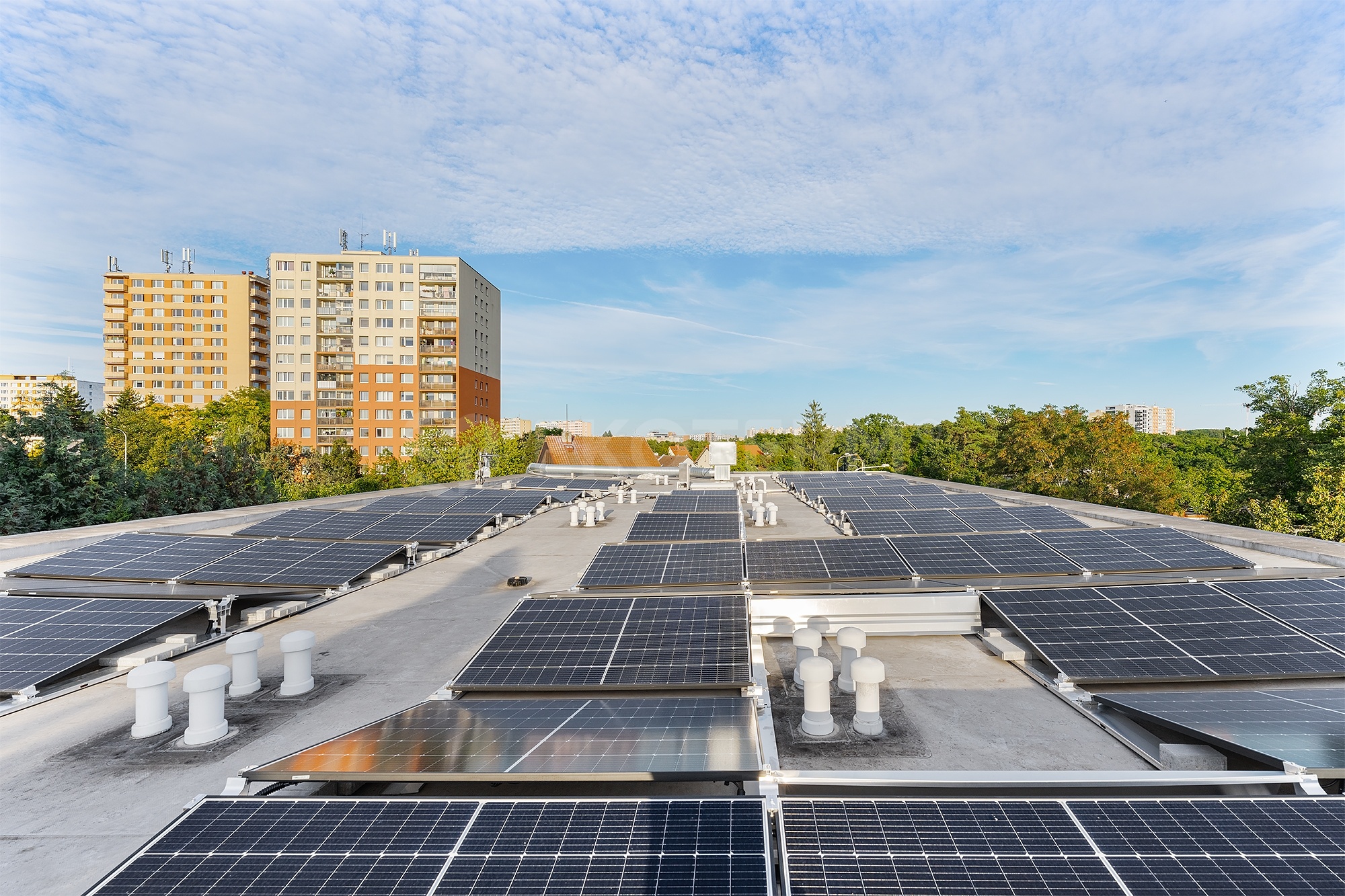 Fotovoltaická elektrárna pro bytové domy