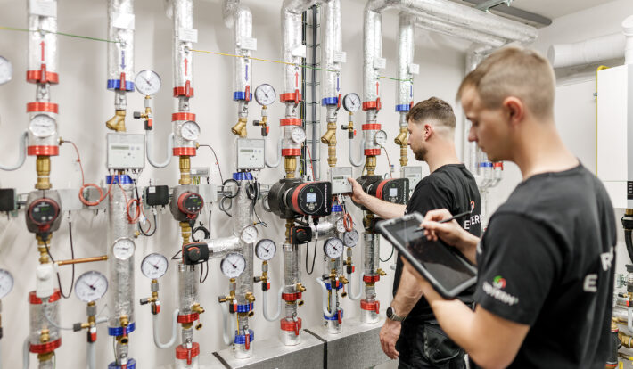 reference EKOTERM – měření a regulace v kotelně