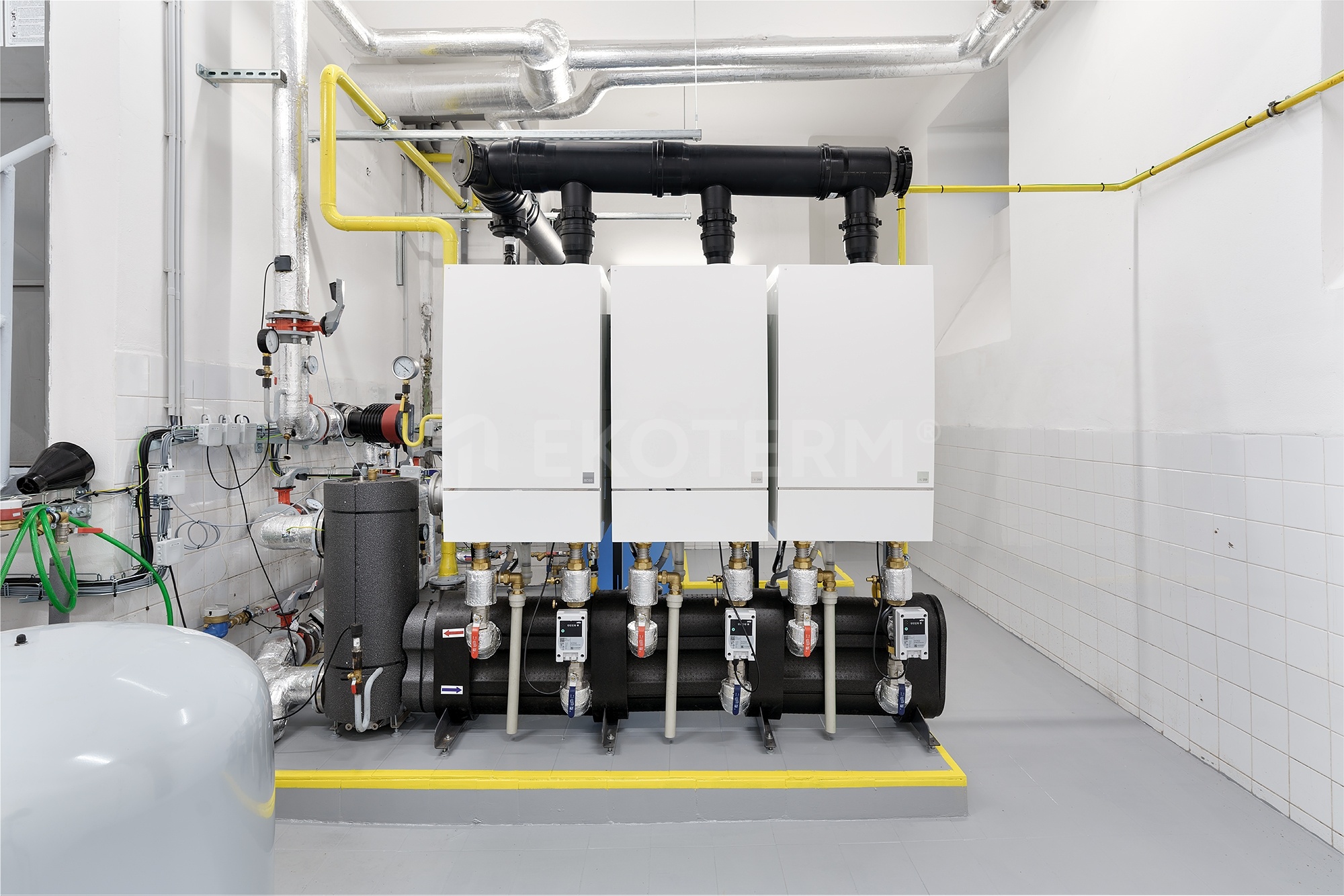 rekonstrukce kotelny 300 kW kaskáda AIC Nesta Chrome – technologie v kotelně