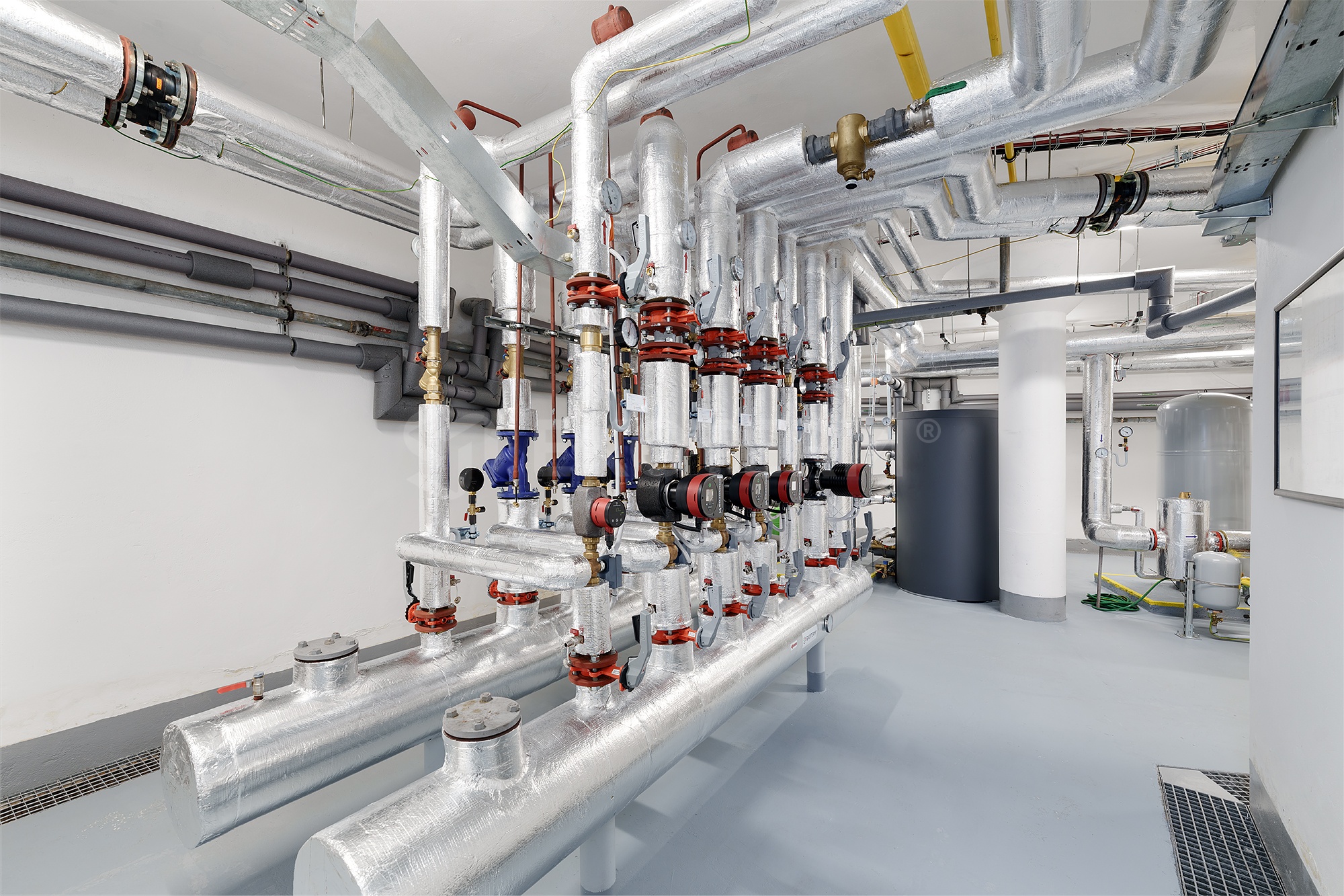 rekonstrukce kotelny 480 kW rezidence Holečkova – pohled na kotelnu