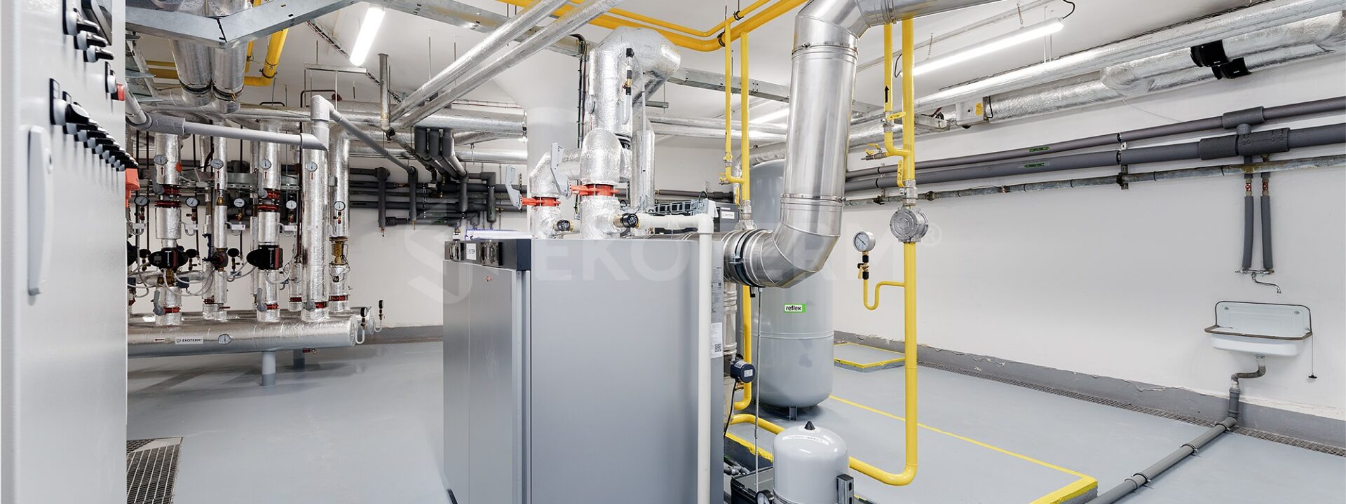 rekonstrukce kotelny 480 kW rezidence Holečkova – vybavení kotelny