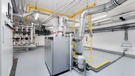 rekonstrukce kotelny 480 kW rezidence Holečkova – vybavení kotelny