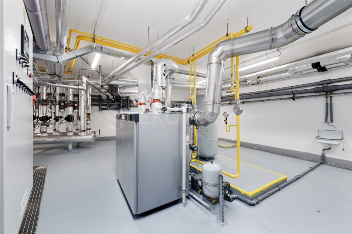 rekonstrukce kotelny 480 kW rezidence Holečkova – vybavení kotelny