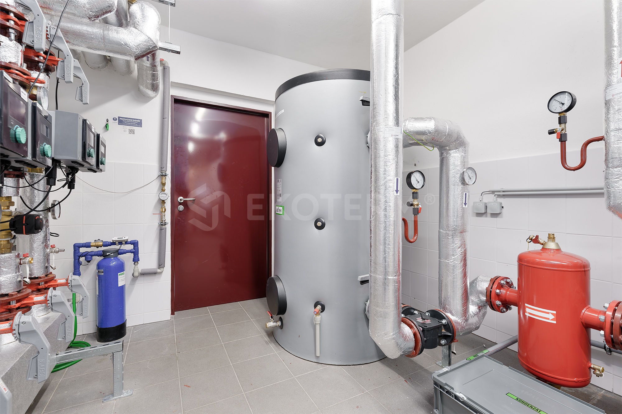 rekonstrukce kotelny 486 kW bytový dům Mošnova – plynový kotel a příslušenství