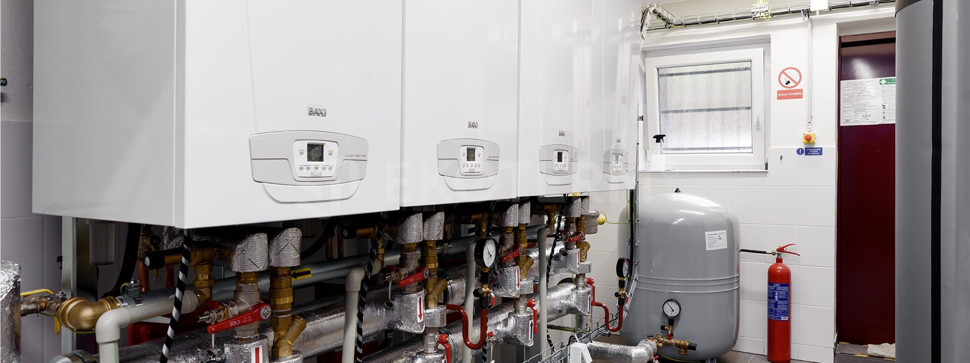 rekonstrukce kotelny 486 kW bytový dům Mošnova – vybavení kotelny