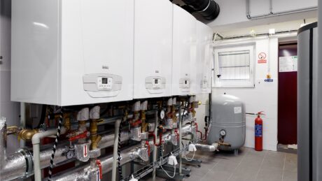 rekonstrukce kotelny 486 kW bytový dům Mošnova – vybavení kotelny