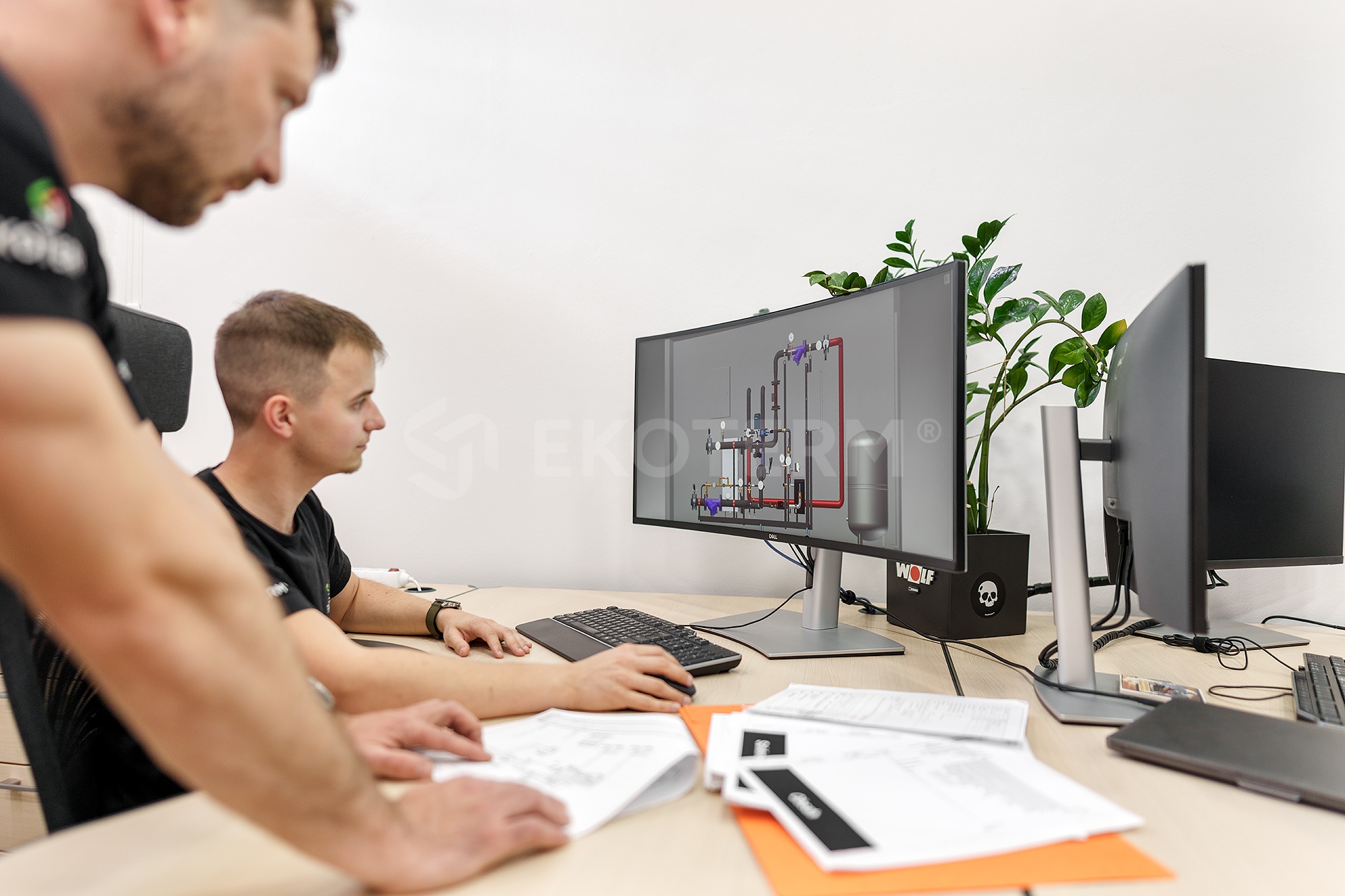 projekční práce kotelny - BIM 3d projekt